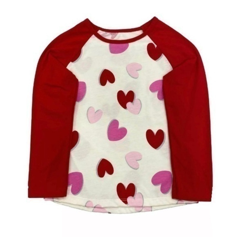 NWT. WAY TO CELEBRATE Red and Pink Heart Toddler Shirt
